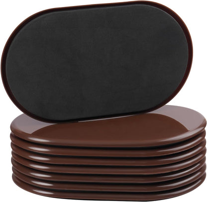 8PCS Furniture Sliders, 9-1/2" X 5-3/4" Large Furniture Movers Sliders, Reusable Sliders for Furniture on Carpet for Heavy Furniture, Furniture Moving Made Simple!