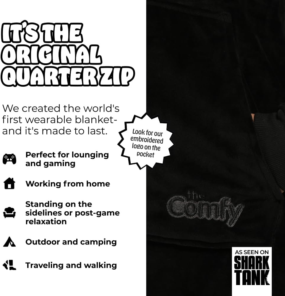 THE COMFY Original | Shark Tank | Patented | Sherpa Wearable Blanket Hoodie