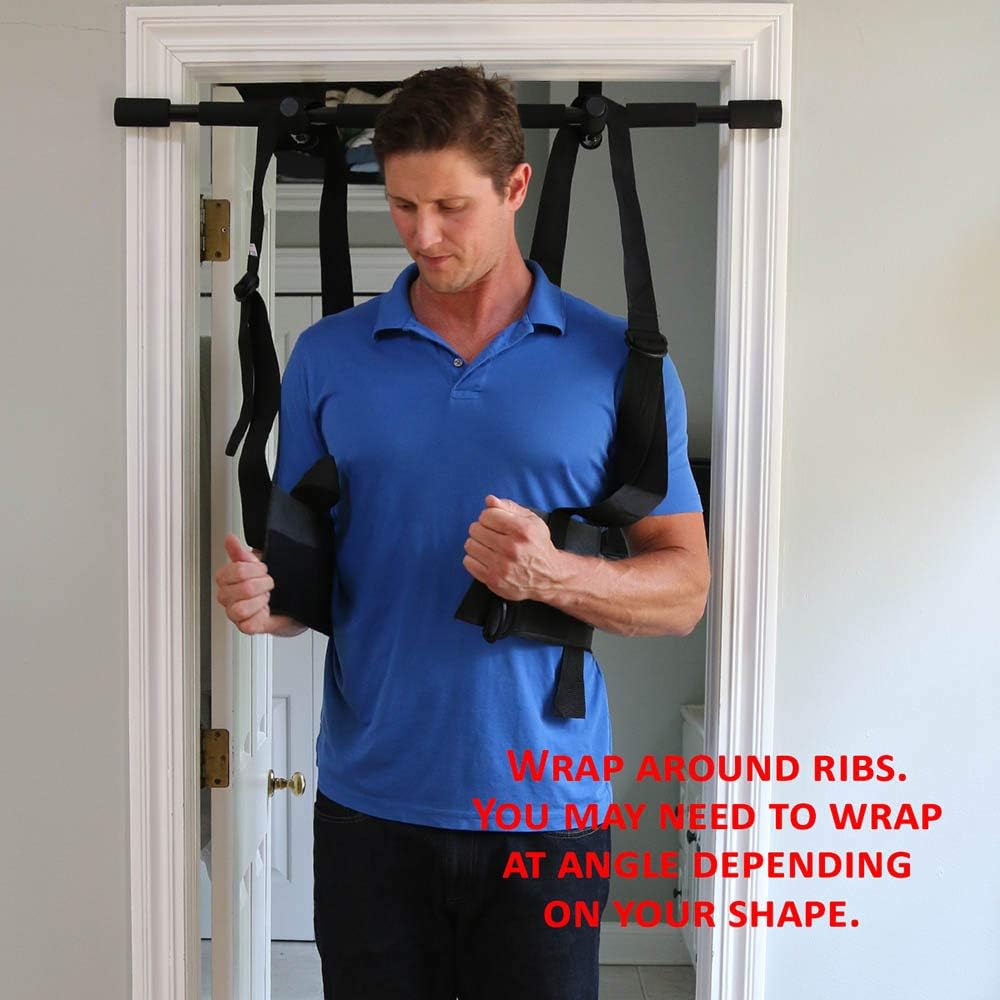 Sit and Decompress Back Stretcher 3 Minutes A Day Lumbar Traction Spinal Decompression - Inversion Table Alternative (Small Harness No Bar)