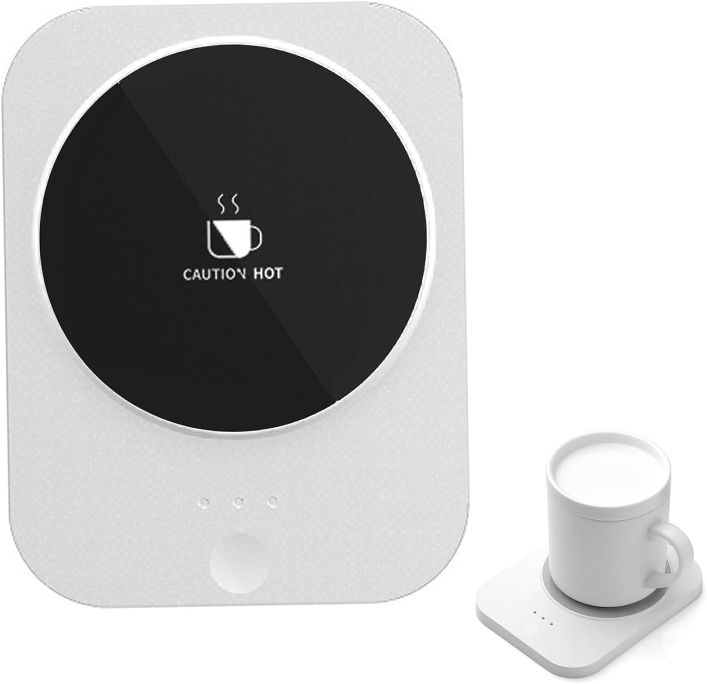 Electric Mug Warmer Smart Thermostat Coffee Mug Warmer for Desk with 3 Temperature Settings & 8h Auto Shut Off, for Coffee, Milk, Tea.