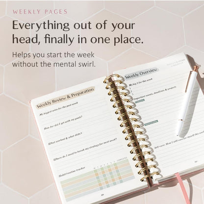 The ADHD Planner for Adults - Undated Daily & Weekly ADHD Journal for Disorganized People, 90 Days - Habit Tracker, Record Emotions & Mood - Academic Goals - Structure & Focus for Adults Brains