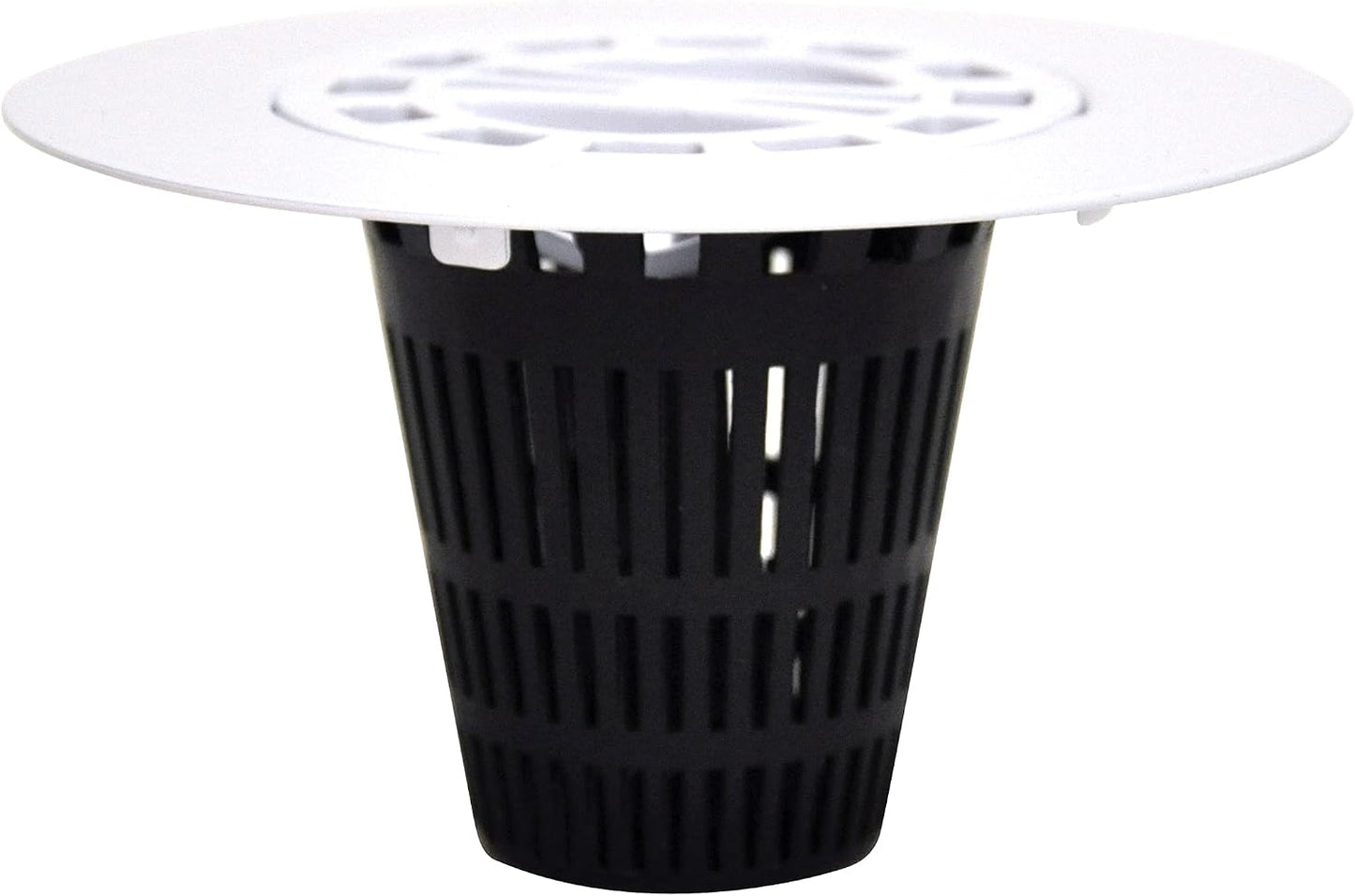Danco Shower Hair Catcher Baskets, 6-Pack, Black (10739P)