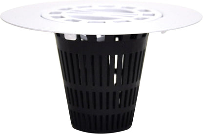 Danco Shower Hair Catcher Baskets, 6-Pack, Black (10739P)