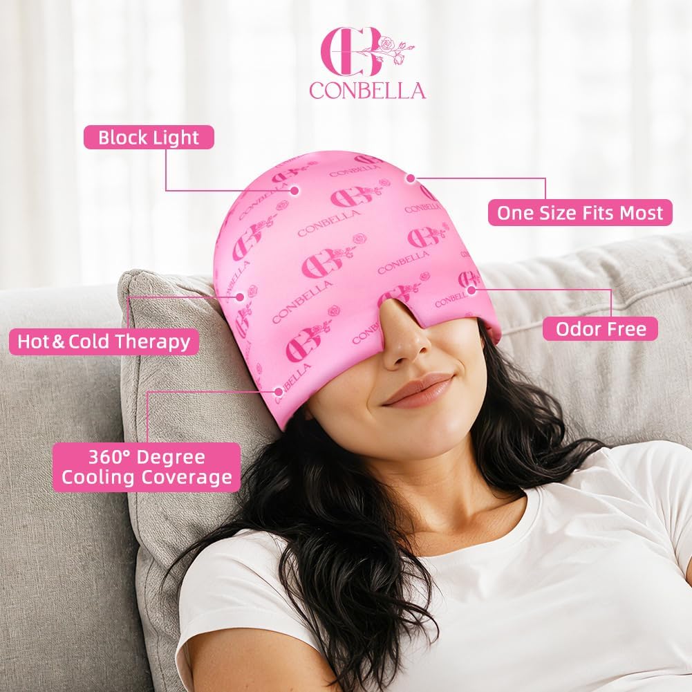 Migraine Relief Cap, Soothing Headache Ice Face Mask Products
