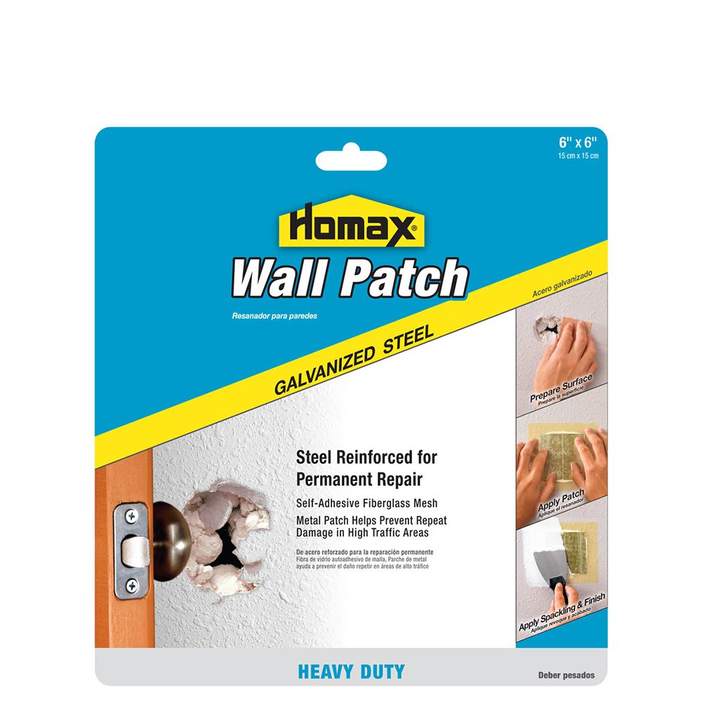Homax 41072026734 Drywall Patch and Repair Kit, 4"x4" Wall Patch