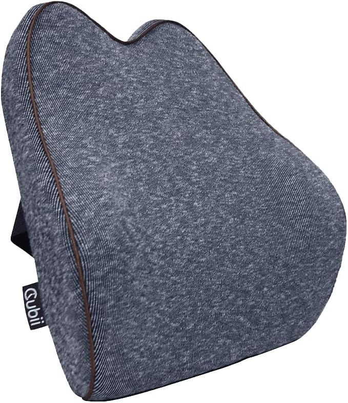 Cubii Cushii V2 Back Support Cushion for Back and Lower Back Pain Relief Universal Fit for Desk, Office, Kitchen Chairs, Couch Cushions with Advanced Lumbar Support