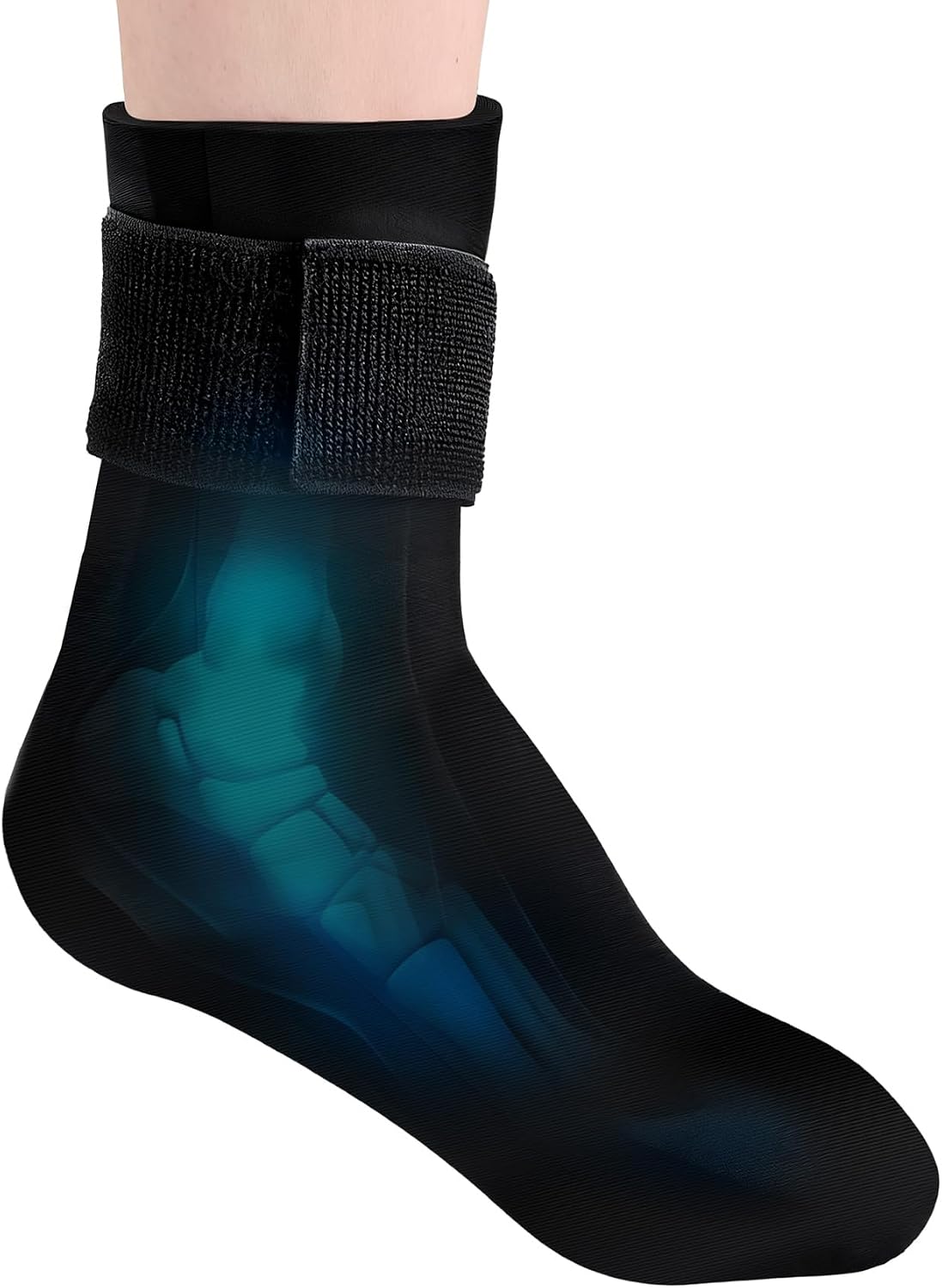 Ankle Ice Pack Wrap for Swelling,Cold/Hot Therapy Ice Socks for Feet,Reusable Gel Ice Compression Socks,for Soothe Plantar Fasciitis,Achilles Tendonitis,Sprained,Pain Relief,for Women & Men