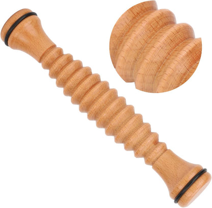Body Massage Wooden Roller, Manual Wooden Fascia Massage Roller, Wooden Stick Traditional Thai Massage Stick Wood Tools Relax Feet Promote Stress Relief And Muscle Relaxation
