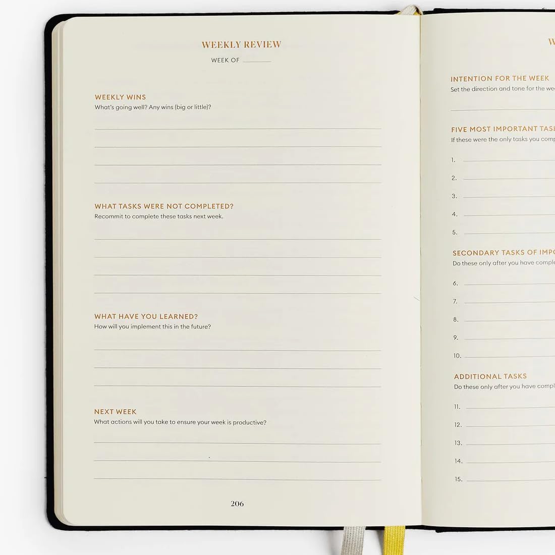 Intelligent Change - 3-Month Productivity Planner, Productivity Tools for Time-Management and Mindfulness, Daily To-Do List, A5 Undated Quarterly Planner, Beige (Beige)