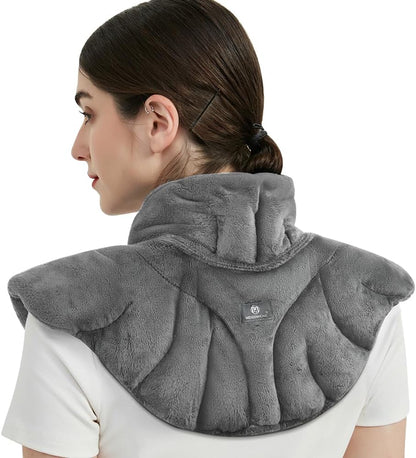 Microwave Heating Pad for Pain Relief, 8 x 18 Grey
