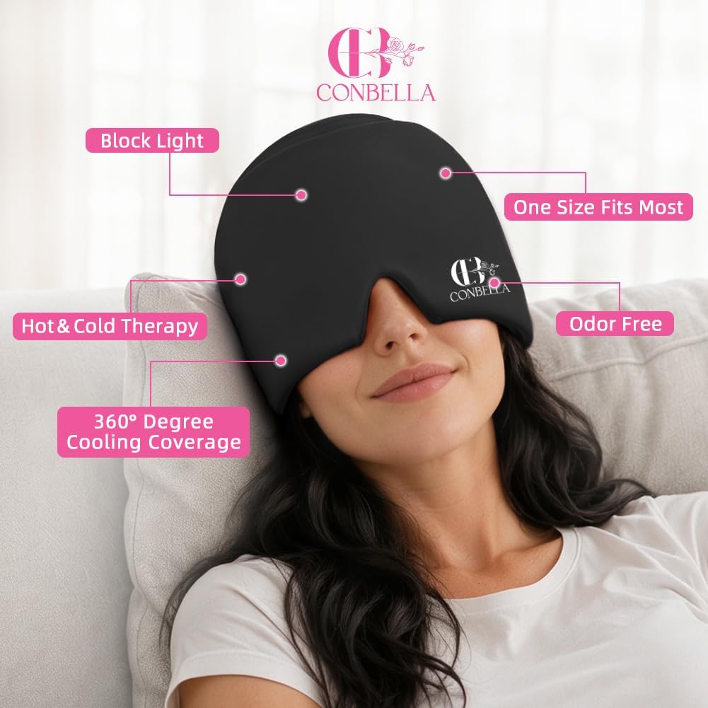 Migraine Relief Cap, Soothing Headache Ice Face Mask Products