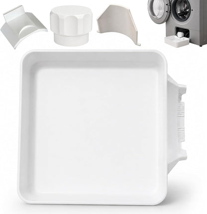 Universal Front-Load Washing Machine Drain Pan，1Pc | Washing Machine Drain Tray, Leak-Proof Water Catch Drainage Tray, Easy Installation for Basements, Apartments, Mobile Homes
