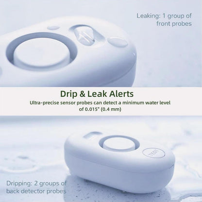 5 Pack Water Leak Detectors for Home, 100dB Water Sensor Alarm for Basement | Flood Leakage Detection Devices for Pipe/Drain/Sink/Faucet Drip Alert,Floor Flooding in Bathroom/Kitchen/Toilet/Laundry Room