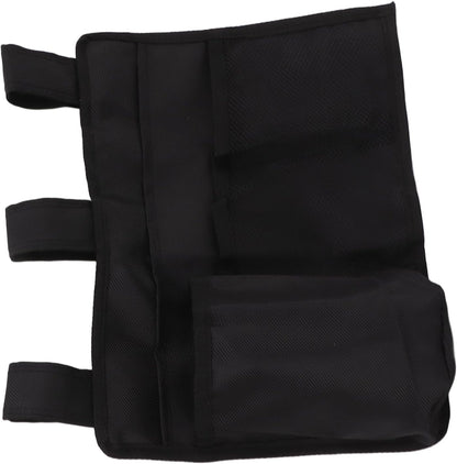 Bedside Storage Bag, Multiple Pocket Hanging Organizer with Adjustable Fasteners Space Saving Bedside Caddy for Bunk Hospital Beds Dorm Bed Rails