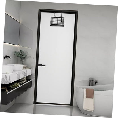 MAGICLULU Cabinet Door Organizer Hair Dryer Holder Hair Tool Holder Shelf Door Rear Rack
