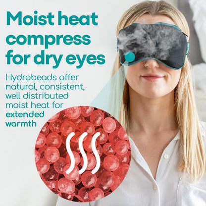 Medi Grade Heated Eye Mask for Dry Eyes, 2-in-1 Warm Compress and Cold Mask