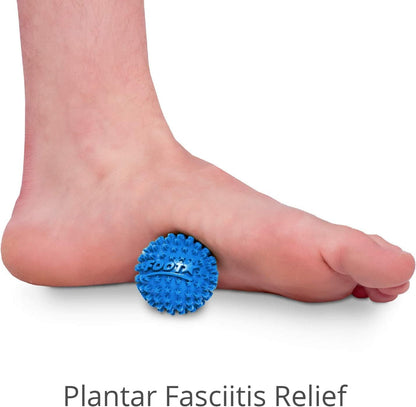 Body Back Wooden Foot Roller & Foot Star® Massage Ball Bundle for Foot Pain | FSA Eligible Foot Roller & Massage Ball For Trigger Point Therapy, Full Body Massage Tool For Plantar Fasciitis, & Relaxation
