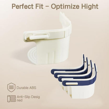Sheet Holders for Fitted Sheets – 4 Pack Heavy Duty ABS+Silicone Lock Straps, Keep Sheets Firm & Tight, No Slippage – Easy Install Bed Sheet Holders