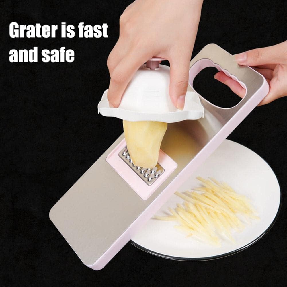 Mandoline Slicer Guard with Non-Slip Grip and Cut-Resistant Protection, Universal Safety Holder for Kitchen Slicers Graters, Dishwasher, Safe Food Prep Tool (Sapphire Blue)