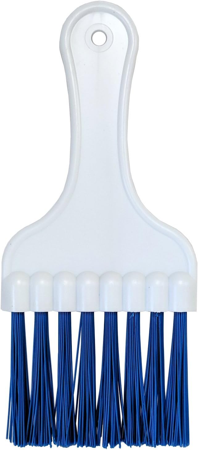 Midwest Hearth Air Conditioner & Refrigerator Coil Cleaning Brush – Long Bristle HVAC Fin Cleaner for AC Condenser, Evaporator, Coils