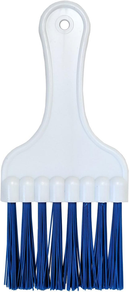 Midwest Hearth Air Conditioner & Refrigerator Coil Cleaning Brush – Long Bristle HVAC Fin Cleaner for AC Condenser, Evaporator, Coils
