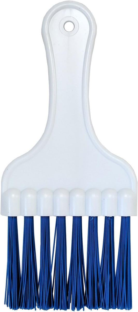 Midwest Hearth Air Conditioner & Refrigerator Coil Cleaning Brush – Long Bristle HVAC Fin Cleaner for AC Condenser, Evaporator, Coils