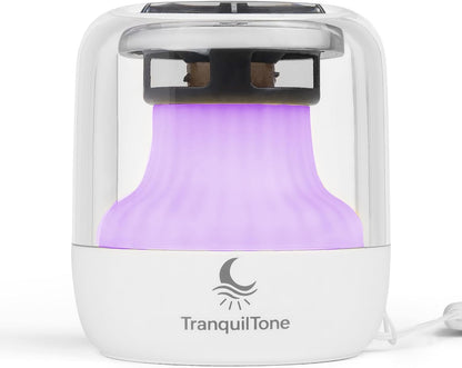 Mini White Noise Machine for Baby, Kids & Adults – 15 Calming Sounds, Soft Night Light, USB-C Rechargeable, Timer – Portable Travel Sound Machine