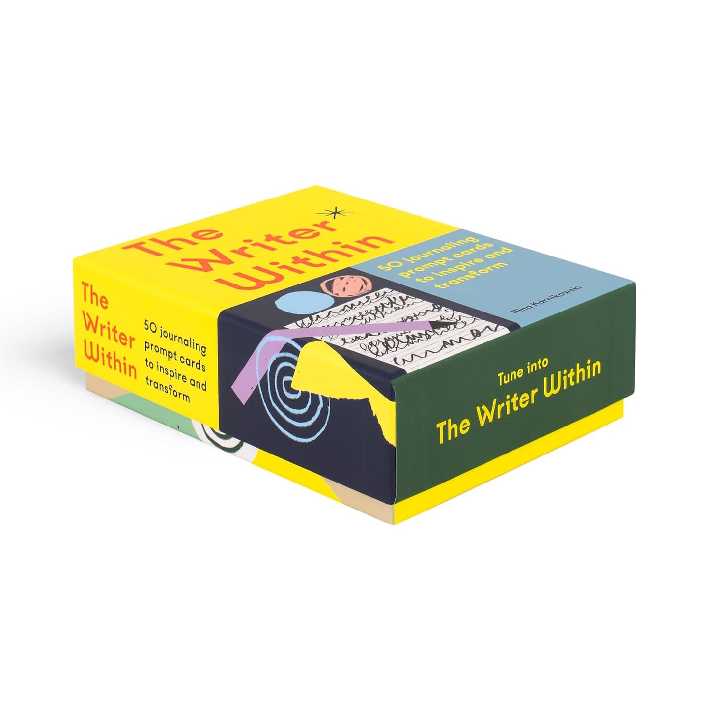 The Writer Within: 50 journaling prompt cards to inspire and transform