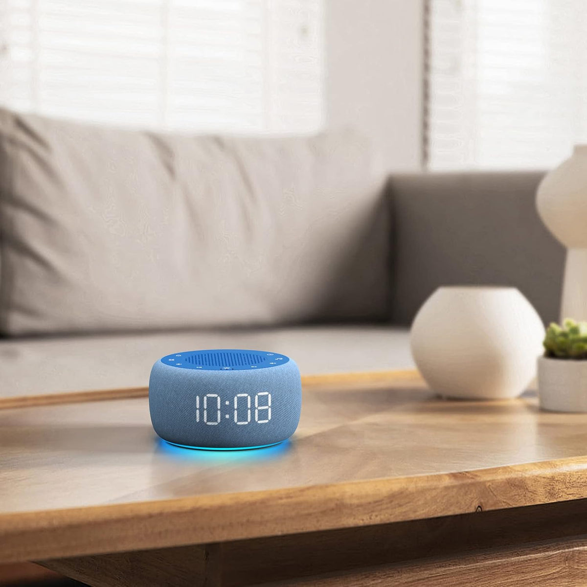 Buffbee Pro 2nd Gen| Sound Machine, Alarm Clock with Bluetooth Speaker