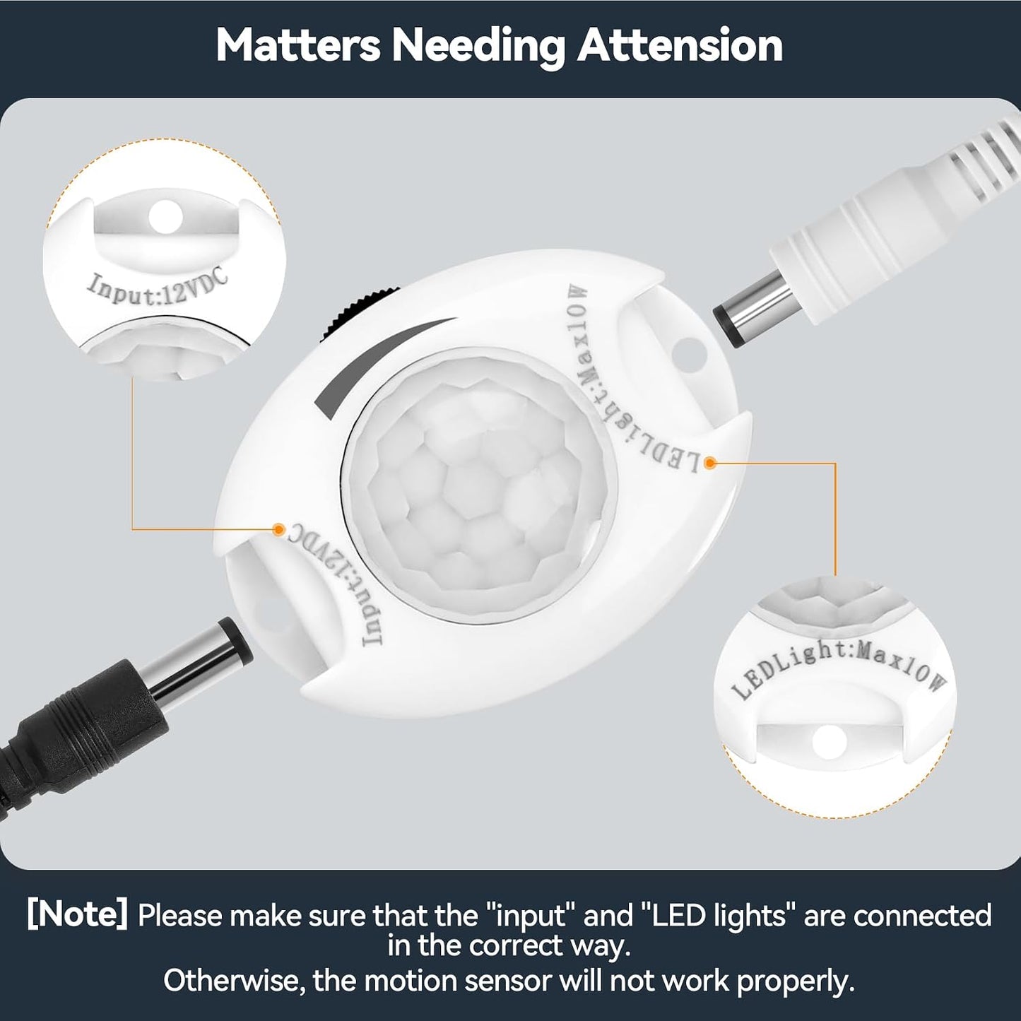 Under Bed Lights Motion Sensor COB LED Strip 3000K Warm White 2-Pack 6.56Ft | Dimmable 12V indoor night light. Ideal for bedside, under cabinet, stairs, closet. Easy install, motion activated auto-on/off