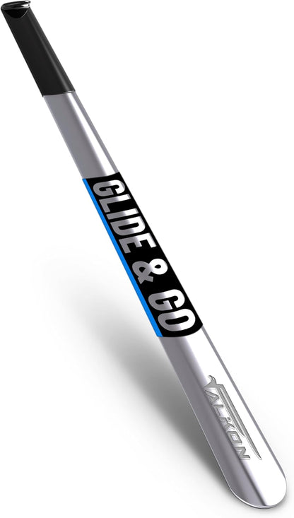 FALKON Shoe Horn Long Handle- Metal Shoe Horn Sets for Men, Women and Children, TSA Friendly