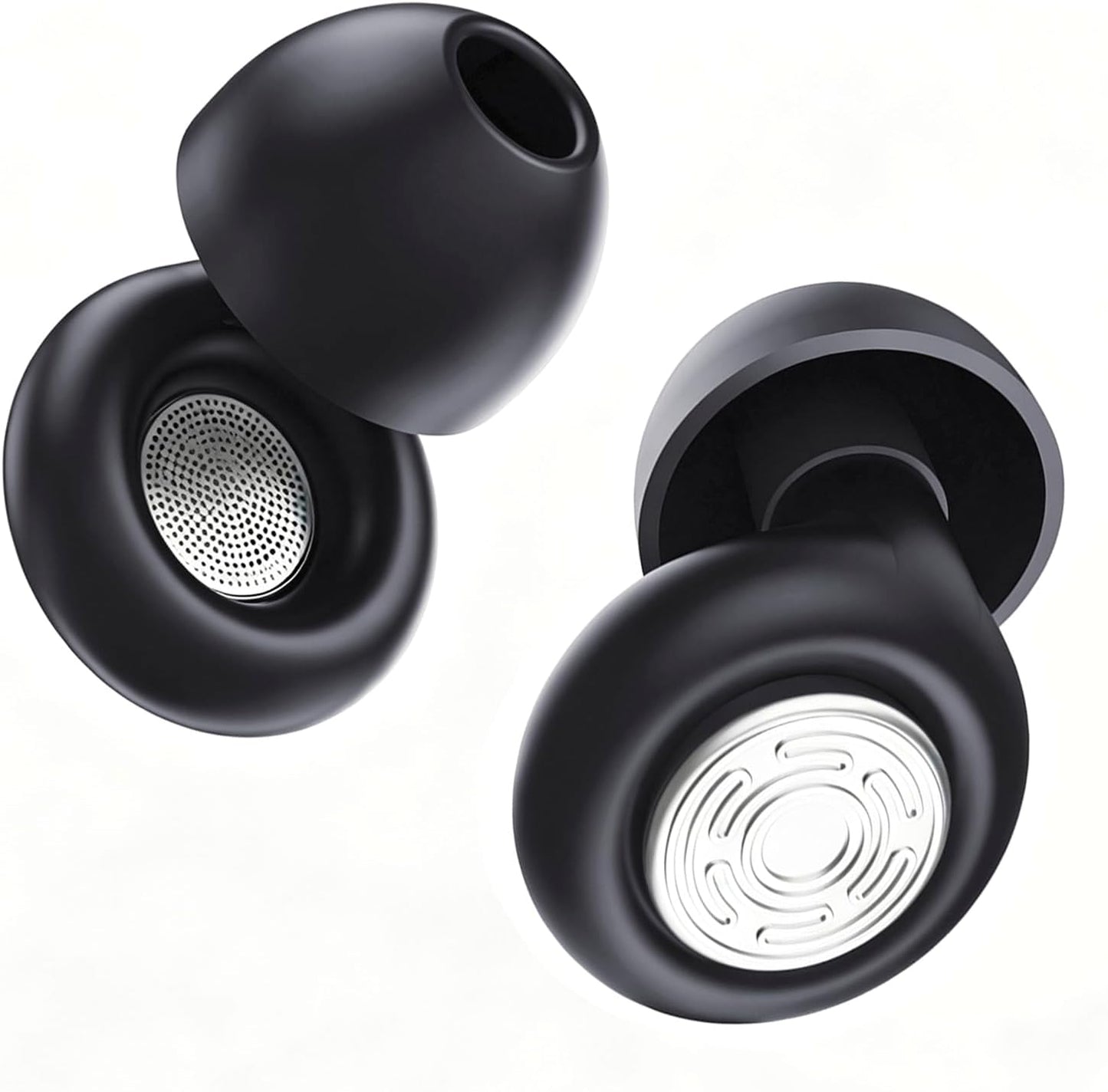 52dB Ear Plugs for Sleeping Noise Reduction Earplugs for Snoring with Case | Soft Silicone Earplugs for Side Sleepers Concerts Airplane Hotel, Noise Cancelling Ear Plugs (XS/S/M/L) 4 Size Reusable