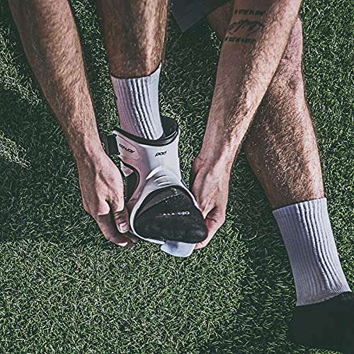 DonJoy Performance Pod Ankle Brace DP151AB05, Small Left (White) | Pod Protection-on-Demand, Low-Profile Molded Tpu Shell, 4 Oz Lightweight, Adjustable Underfoot Strap, Small Left White