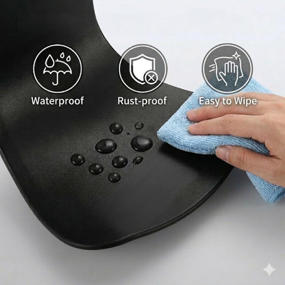 YARNOW Dispenser Drip Tray - 4PCS Laundry Detergent Drip Catcher - Wall Mounted Holder Cup Liquid Catcher, for Kitchen Sink, Bathroom & Laundry Room Use - Easy Installation and Cleaning，Black