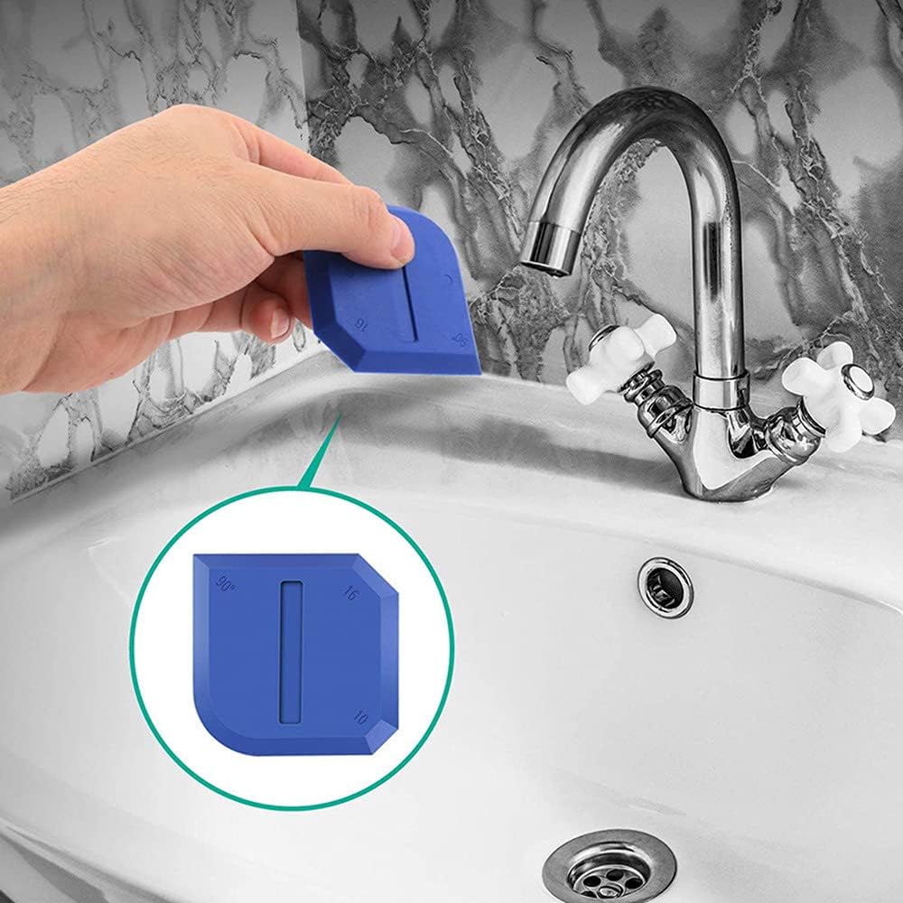 3 PCS Silicone Caulking Tools, Sealant Grout Finishing Sealing Caulk Tool Kit for Bathroom Kitchen, Caulking Finishing Tools, Caulk Smoothing Tool