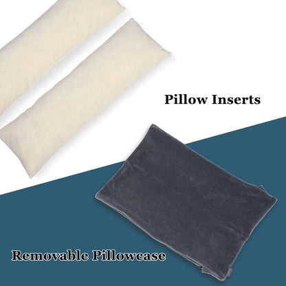 Arm Elevation Pillow Shredded Memory Foam Filled Arm Stabilizer Elevation Pillow for Swelling and Circulation Pain Relief for Shoulder Surgery and Leg Injury Washable Cover