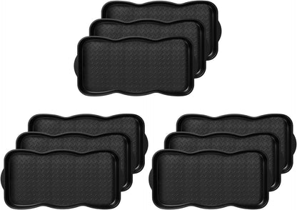 Boot Tray for Entryway, 3 Pack Waterproof Shoe Trays for Indoor Outdoor Use 20"x15" Durable Shoe Mat with Raised Edge, Non-Slip Tray for Boots, Pets, Garden & Muddy Shoes