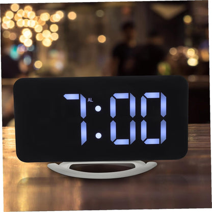 BESPORTBLE Vibrating Alarm Clock for Heavy Sleepers with Bed Shaker Large LED Display Dual Alarm Night Light Bedroom Office Clock