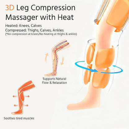 yoyomax Leg Massager, Adjustable Heat and Massage