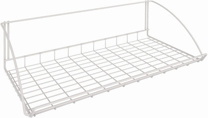 ClosetMaid 8278 18-Inch Wide Laundry Utility Hanger Shelf, White