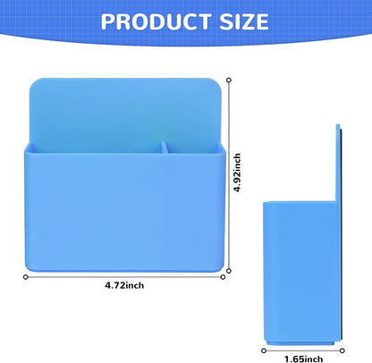 Magnetic Dry Erase Marker Holder - Multi-Surface Pen & Marker Holder for Fridge, Whiteboard, Locker - School, Office, Home - 1 Pack, Black