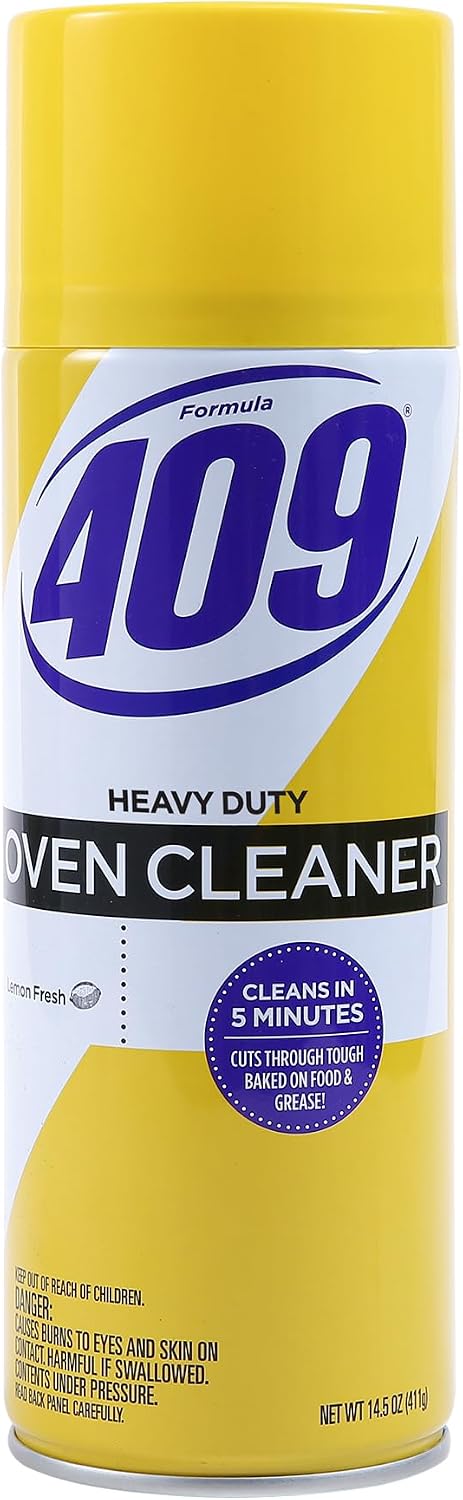 Formula 409 Heavy Duty Oven and Grill Cleaner Spray, Lemon Scent, 14.5 Oz