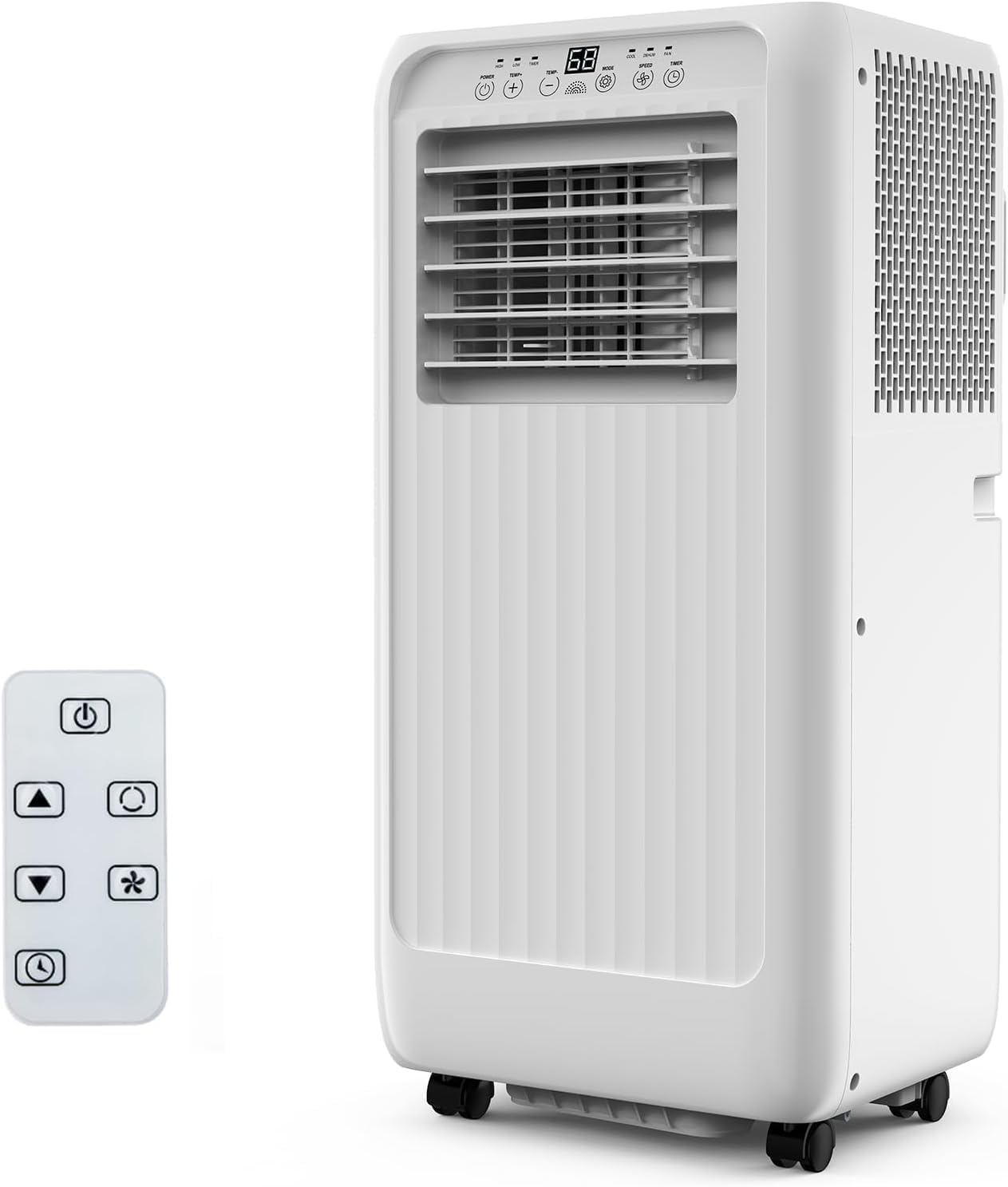 Garvee 14,000 BTU Portable Air Conditioner, 3-in-1 Portable AC for Rooms | Fast & Quiet Cooling for Rooms up to 750 Sq.Ft, Remote Control, LED Display Panel, Included Easy Install Window Kit