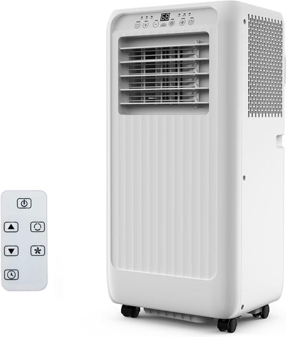 Garvee 14,000 BTU Portable Air Conditioner, 3-in-1 Portable AC for Rooms | Fast & Quiet Cooling for Rooms up to 750 Sq.Ft, Remote Control, LED Display Panel, Included Easy Install Window Kit