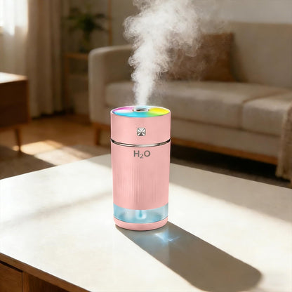 240ml Cool Mist Humidifier, 7 Color Night Lights, Whisper-Quiet Operation, Auto Shut-Off & Timer Function for Bedroom Baby Nursery Office, Blue