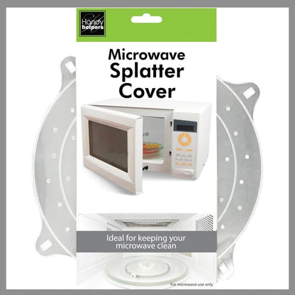 Kitchen Essentials Microwave Splatter Cover, 10" x 12", Silver
