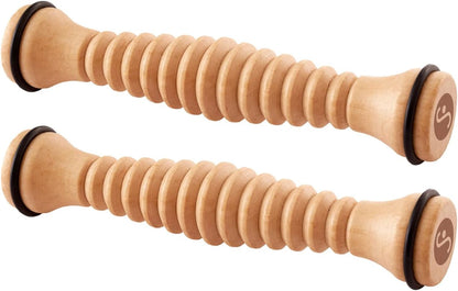 Body Back Wooden Foot Roller - Wood Therapy Massage Tool for Plain Relief | Wooden Cellulite Massage Tool, Full Body Massage Roller, Foot Massager For Plantar Fasciitis, Stress Relief, And Relaxation