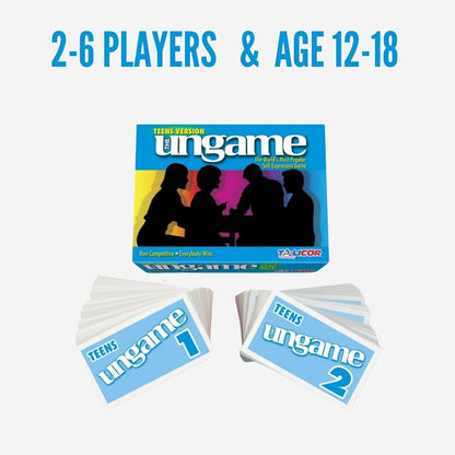 Pocket UNGAME - Seniors Edition - Non-Competitive Card Game for Seniors to Discuss, Share Values & self Express - Take a Walk Down Memory Lane - Age 55+