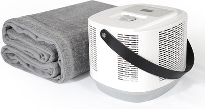 Comfort for Beds,Bed Water Cooling System with Portable Cooling Mattress & Heater(54°F-115°F), Quiet Operation,with Blankets Zone Any Size Bed，for Indoor