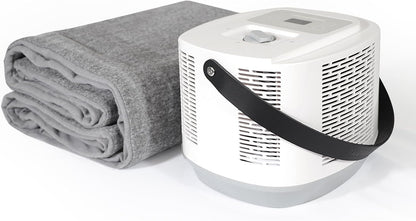 Comfort for Beds,Bed Water Cooling System with Portable Cooling Mattress & Heater(54°F-115°F), Quiet Operation,with Blankets Zone Any Size Bed，for Indoor